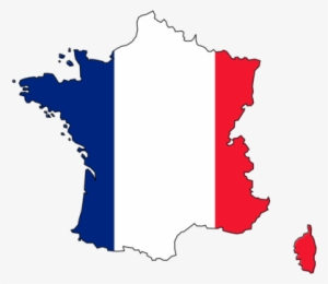 Flag Of France Blank Map World Map - France Flag Map Clipart
