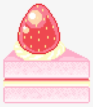 Kawaii Cute Cake Pink Sweet Strawberry Pixel Tumblr - Super Mario Bros 3 Fish