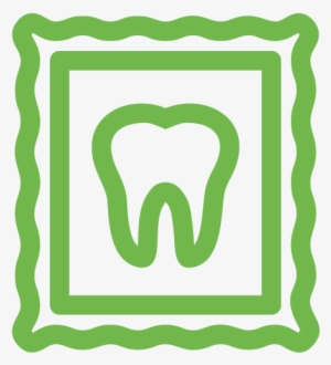 Tooth On A Frame Icon - Handbag
