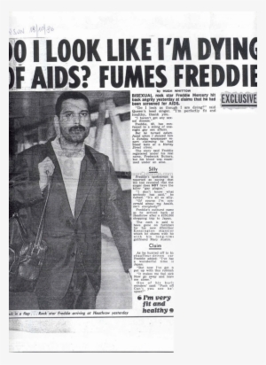 Cyrorbawmaamn1h - Freddie Mercury Aids 1986