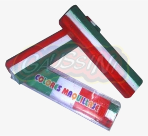 Crayon De Maquillaje Tricolor Para Piel Y Superficies - Maquillaje De La Bandera De Mexico