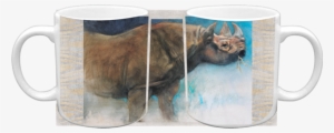 Black Rhino Ceramic Mug - Bison
