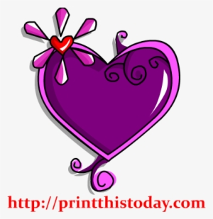 Purple Heart Clipart - Clip Art