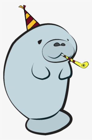 Svg Freeuse Stock Happy Free On Dumielauxepices Net - Party Manatee