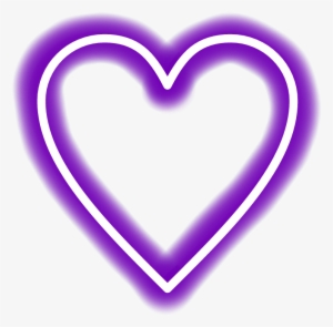 Neon Transparent Purple Heart - Public Health Priorities For Scotland