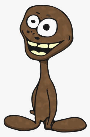 Brown Alien Cartoon Character - Brown Alien Cartoon