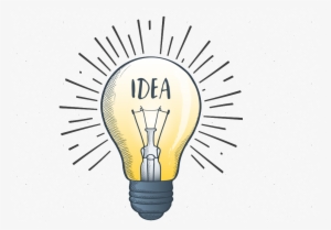 Hand Drawn Icon Creative Light Bulb Png - Light Bulb Idea