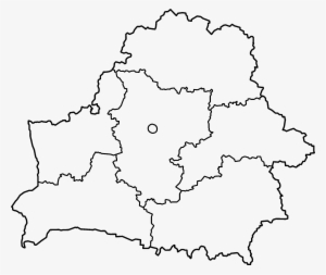 Belarus Provinces Blank - Blank Maps Of Belarus