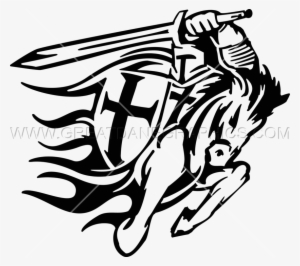 Crusader On Horse - Crusader On Horse Logo