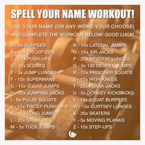 Spell Your Name Challenge Infographic Size 01 - Health