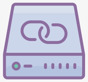The Icon Is A Simplified Depiction Of A Hard Drive - Icon