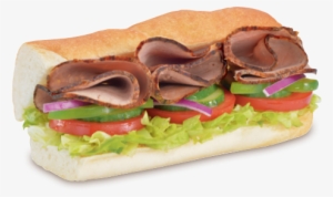 Subway Sandwich Png Download - Roast Beef Subway Png