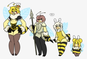 Bee Drawing Muscular - Anthro Bee