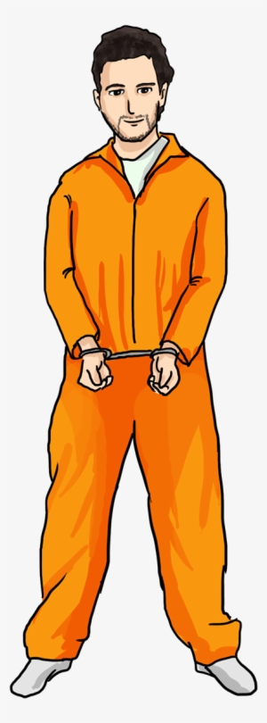 Clip Freeuse Man In Jail Clipart - Prisoner Clipart