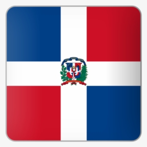 Illustration Of Flag Of Dominican Republic - Dominican Republic Flag Square