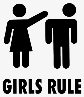 Girls Rule Sign Clip Art At Clker - Girls Rule