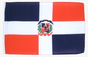 dominican republic hand waving flag - 12x18"