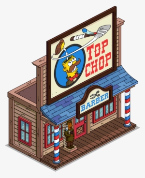 Top Chop Barber Shop Menu - Barber Shop Cartoon Png