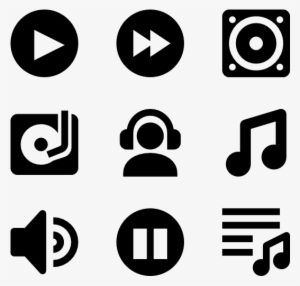 Audio 83 Icons - Iconos Redes Sociales Png