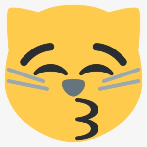 In The Japanese Language, The Word Emoji Derives From - Cute Cat Kissing Emoji