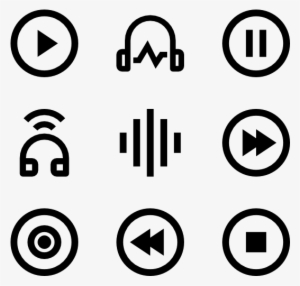 Audio 83 Icons - Magnifying Glass Icon Vector