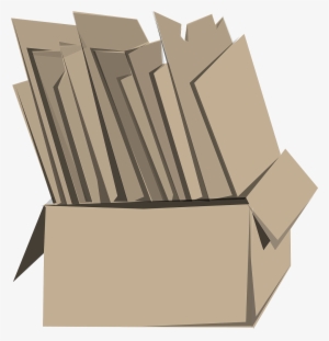 Box, Papers, Containers, Cardboard, Container, Books - Cardboard Clipart