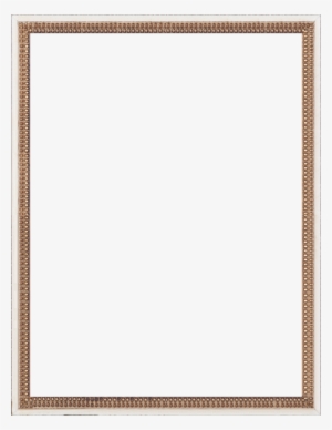 1129 Small - Simple Gold Png Border