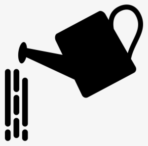 Graphic Stock Watering Tool For Gardening Png Icon - Gardening Icon Png