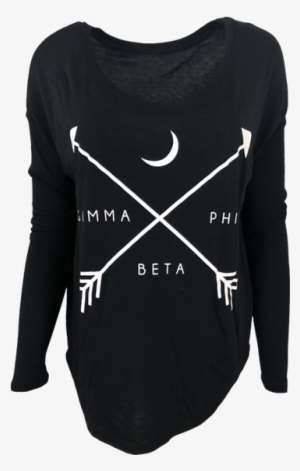 Gamma Phi Beta Arrow Crescent Longsleeve - Long-sleeved T-shirt