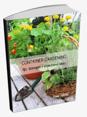 Container Gardening Tips Guide Cover - Container Garden