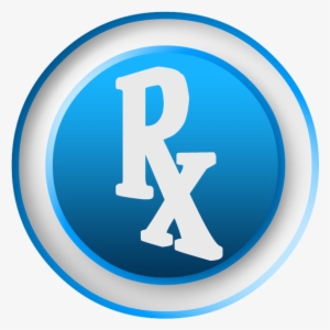 3d White Rx Pharmacist Symbol Clipart Image - Pharmacy Symbol Clip Art