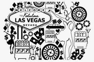 Welcome to Las vegas sign stock vector. Illustration of drawing - 14534557