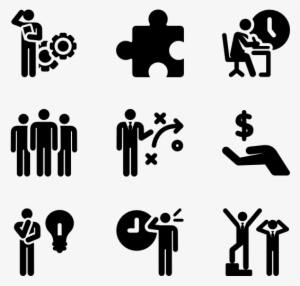 Work Productivity Human Pictograms - Skills Icon For Cv