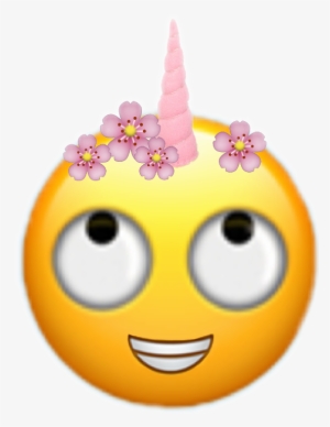 Unicorn Sticker Emoji Emojistickers Newemoji - Fleurs De Cerisier - Emoji Grand Tote Bag