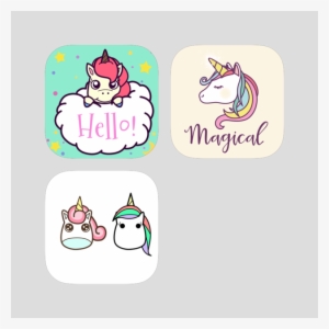 Pretty Unicorn Pack On The App Store - Painel Lona Festa 3,00x1,70mt Unicornio Magico