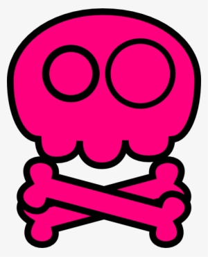 Skull Clipart Pink - Punk (pink) Baby Blanket
