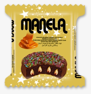Manela Cocoa Coated Sauce Filled Round Chocolate Cake - Manela Cake