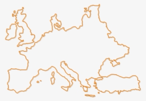 Europe - Outline Of Europe Png