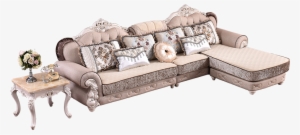 Classic French Antique Living Room Furniture Sectional - Chaise Longue