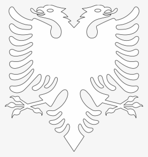 Mask Clipart Symbol - Double Headed Eagle White