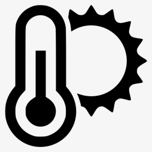 Forecast Thermometer Sun Heat Comments - Machinary Logo