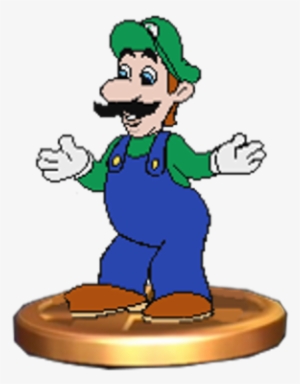 Gay Luigi Trophy - Cartoon