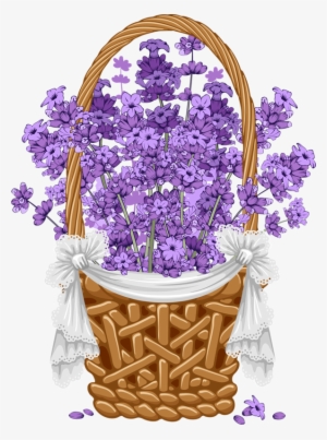 Floral Background With Png Soloveika - Lavender Vintage Clipart Png