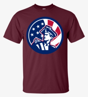 American Patriot Usa Flag Icon Gildan Ultra Cotton