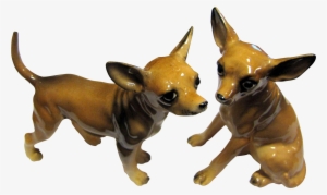 Darling Pair Of Chihuahua Dog Shakers, Super Quality - Chihuahua