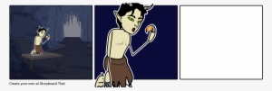 Gollum And The One Ring - Cartoon