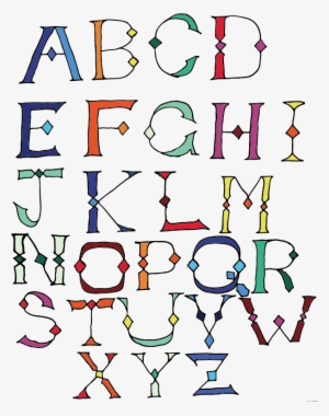 Clip Art Stock Artdm Letters Here You - Alphabet