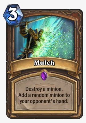 mulch card - mulch hearthstone card