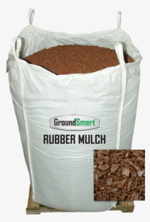 Rubber Mulch 1000 Lbs Super Sack Red - Groundsmart Rubber Mulch 38.5 Cu. Ft. Espresso Black