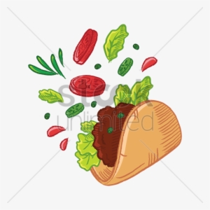 Tossed Tacos Image Stockunlimited Graphic - Illustration